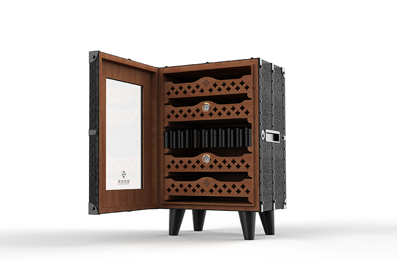 Leather cigar cabinet manufacturer