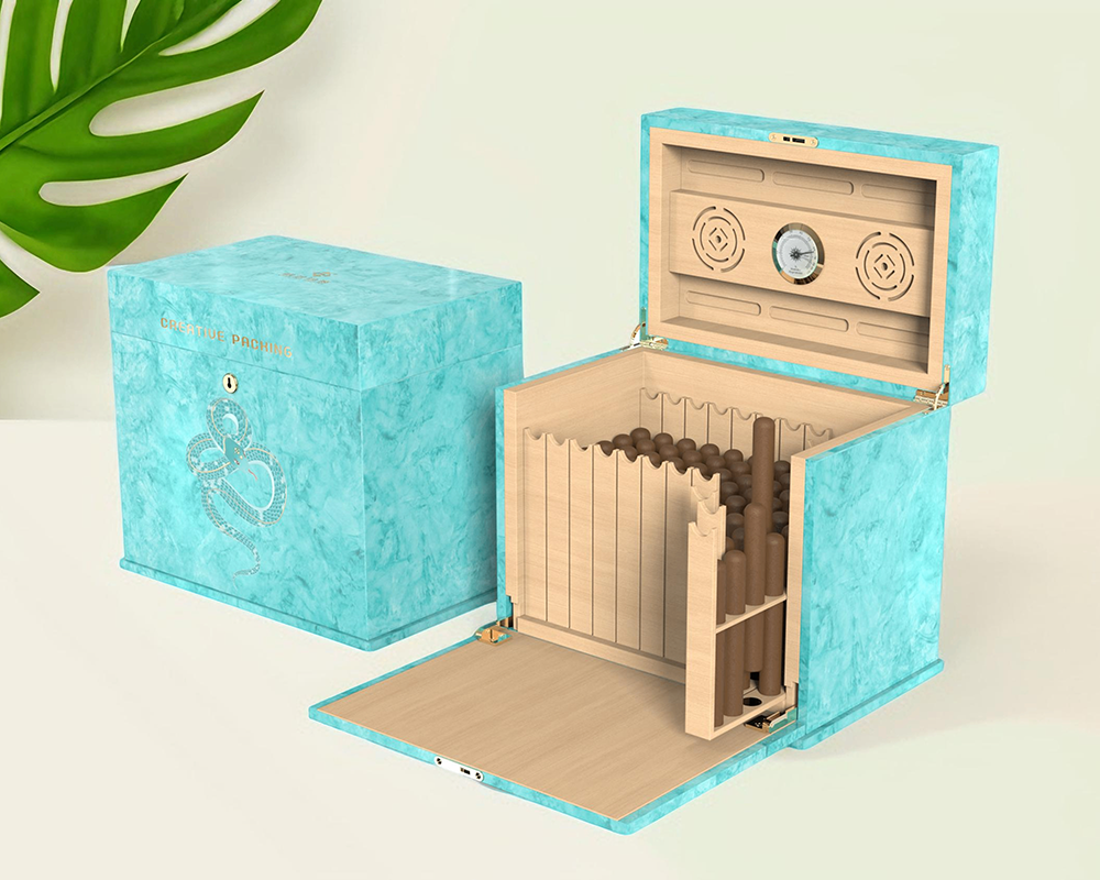 Luxury cigar box customization services