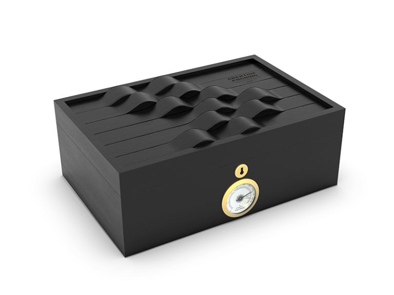 Movable Peak Cedar Wood Best Cigar Humidor Specs Image