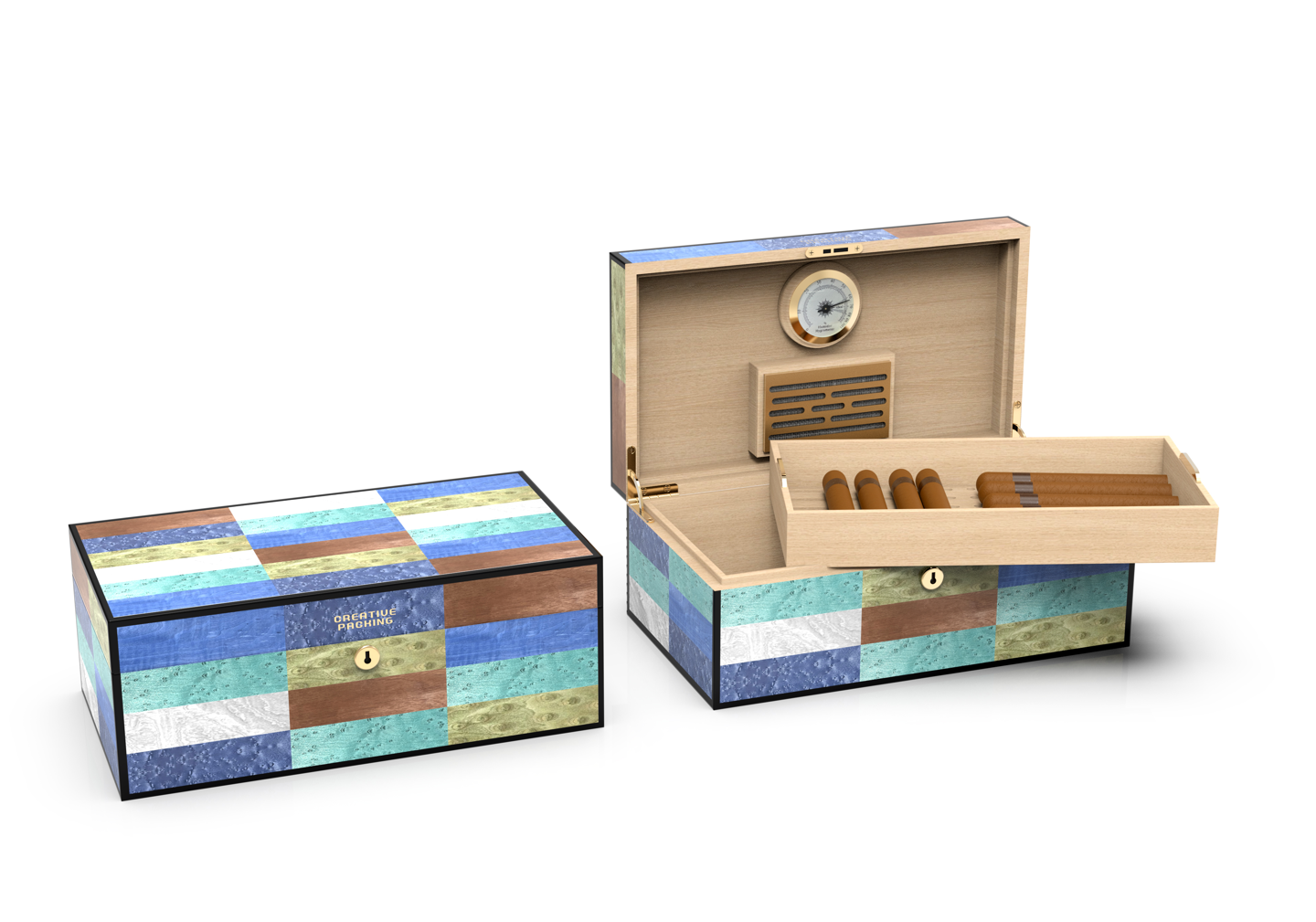 vintage cigar box wood