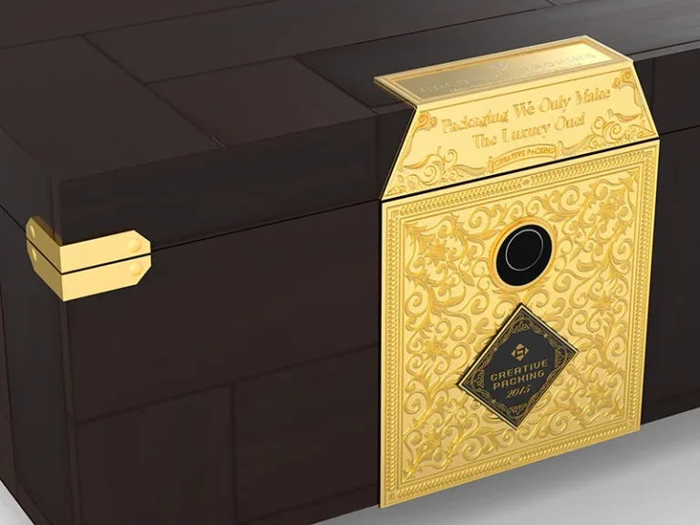 Solid Wood Luxury Cigar Humidor Specs Image