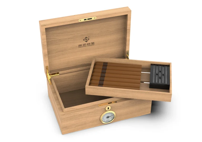 Personalized Magnetic Cigar Humidor for Sale Specs Image