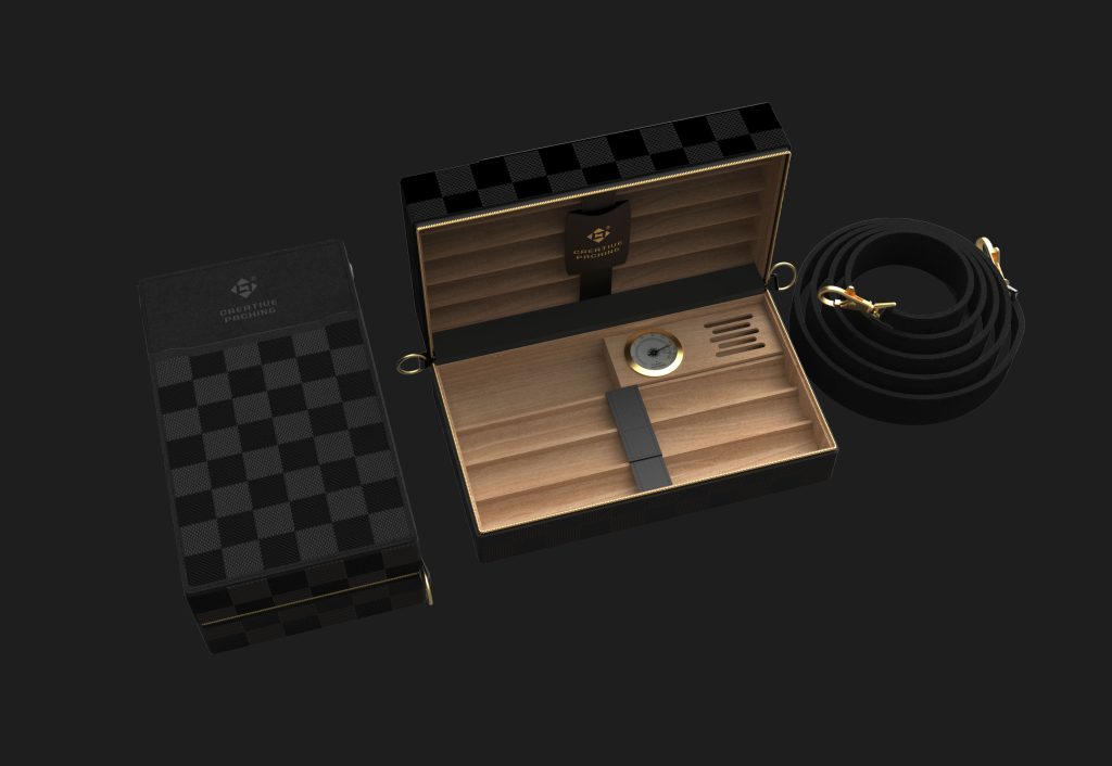 Small Portable Cigar Humidor for Travel