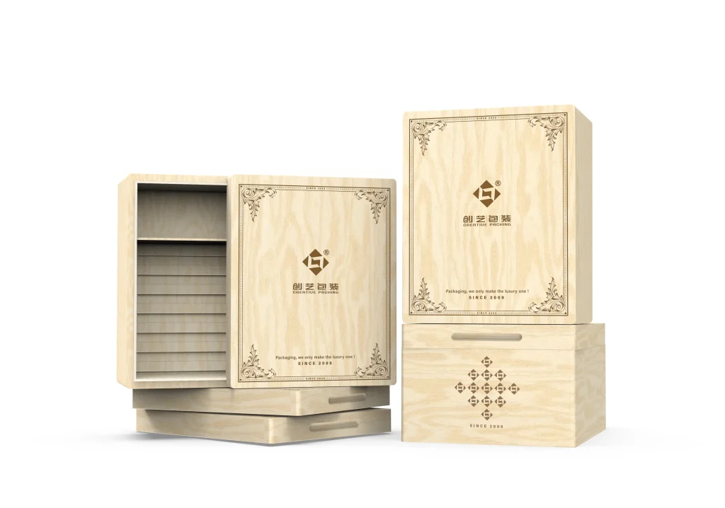 Ordinary Simple Wooden Cigar Box