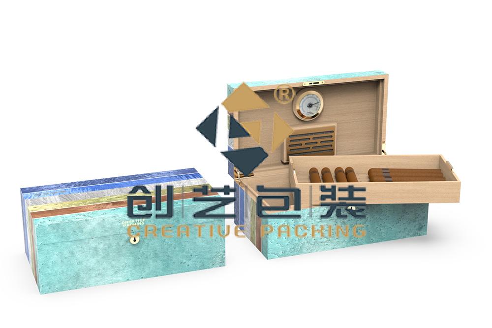 Natural Wonders Natural Wood Grain Cigar Box