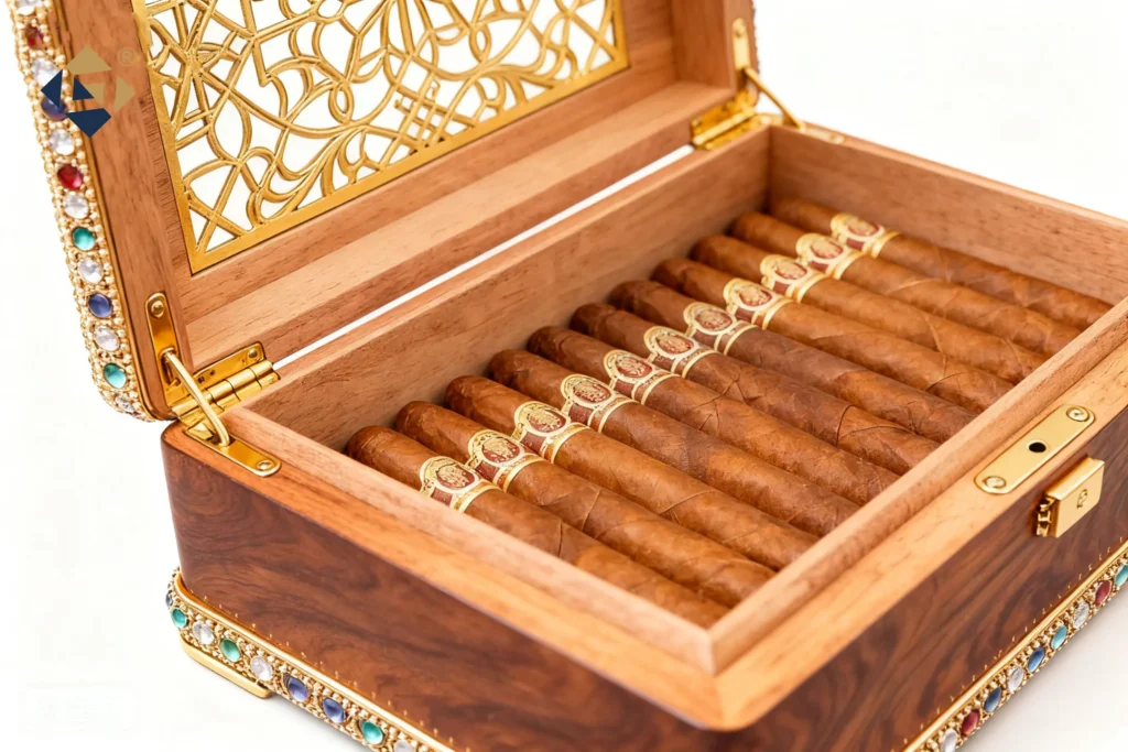 Luxury Jewelry Cigar Travel Humidor