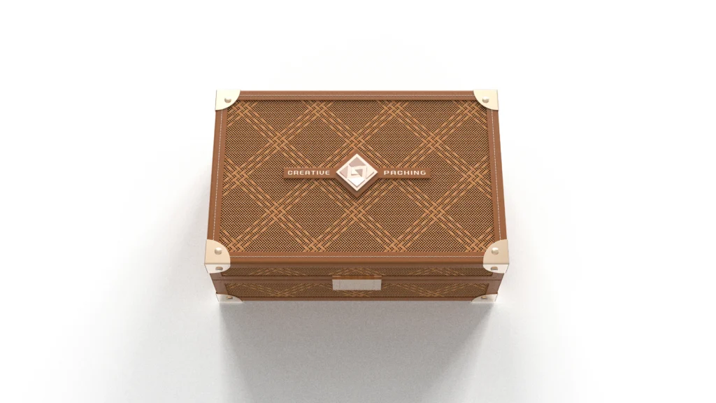 Rattan Humidor Spanish Cedar