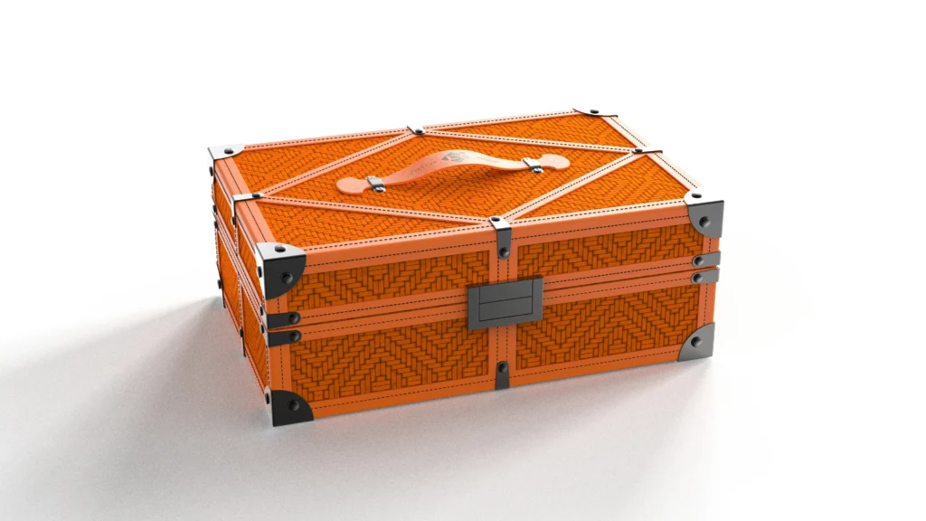 Rattan Humidor Spanish Cedar