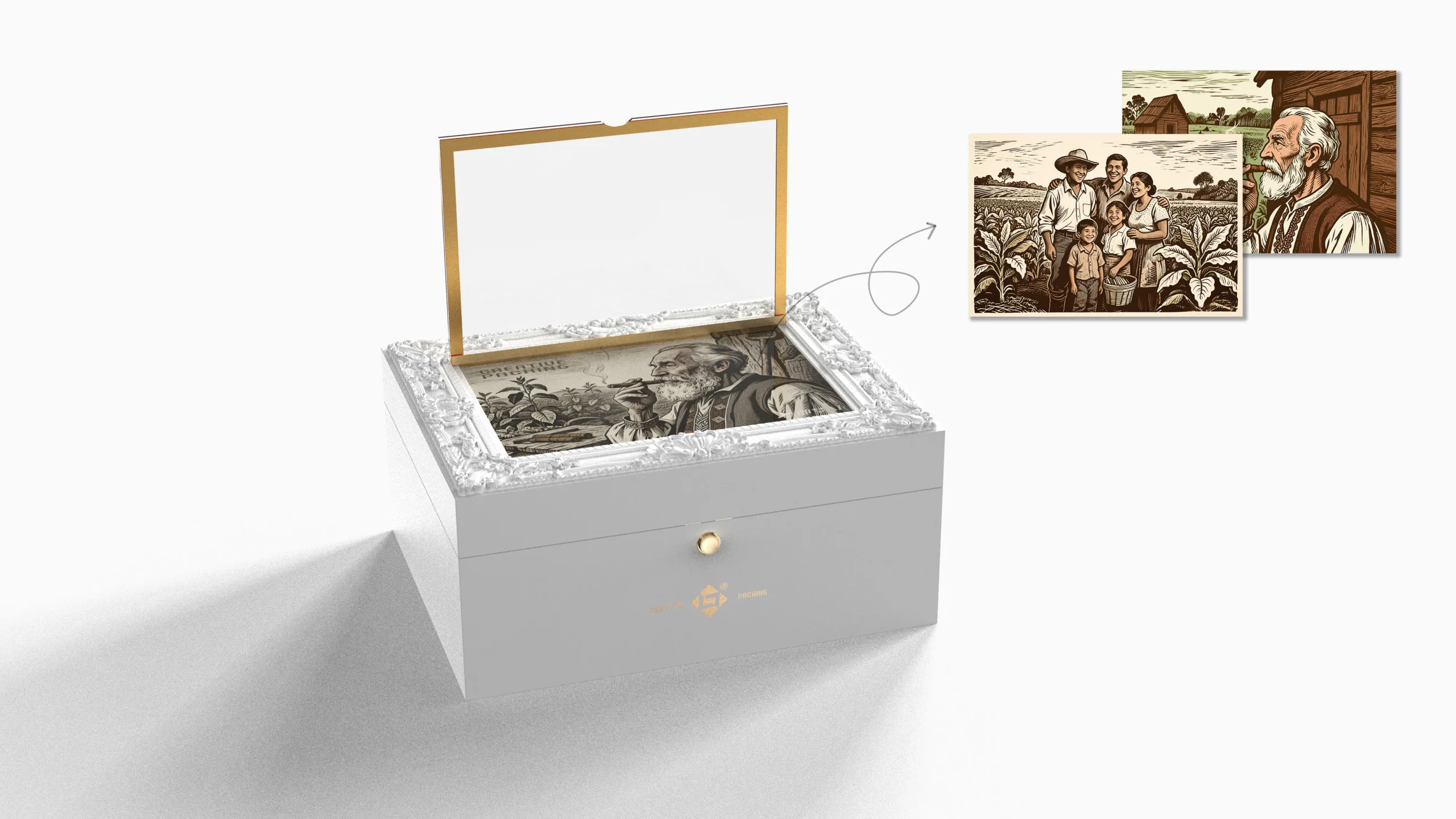 custom cigar humidor — Creative Packing