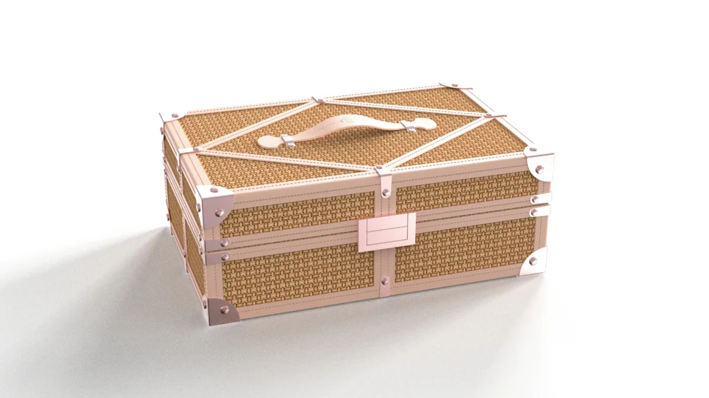 Rattan Humidor Spanish Cedar