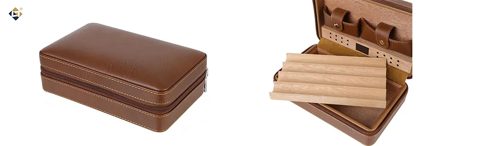 PU Portable Cigar Box